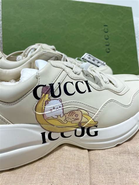 bananya gucci shoes|Gucci bananya launch capsule.